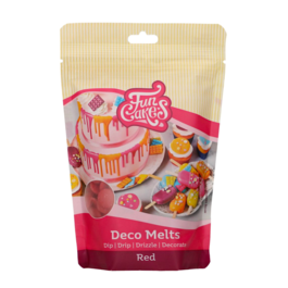 FUNCAKES ROTE DECO MELTS  250 G