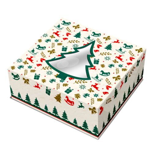 WEIHNACHTSBAUM BOX FÜR ROSCON DE REYES  - 30 X 7,5 CM