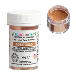 SUGARFLAIR ESSBARER GLITTER - ROSE GOLD (4 G)