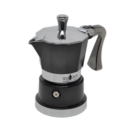 TOP MOKA KAFFEEMASCHINE "SUPER TOP" - DUNKEL GRAU (1 TASSE)