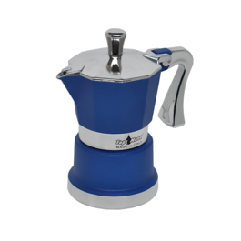 TOP MOKA KAFFEEMASCHINE "SUPER TOP" - BLAU (1 TASSE)