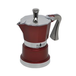 TOP MOKA KAFFEEMASCHINE "SUPER TOP" - ROT (1 TASSE)