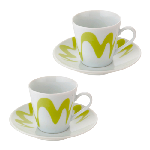 TOP MOKA "PAPALINA" KAFFEEMASCHINE SET - GRN