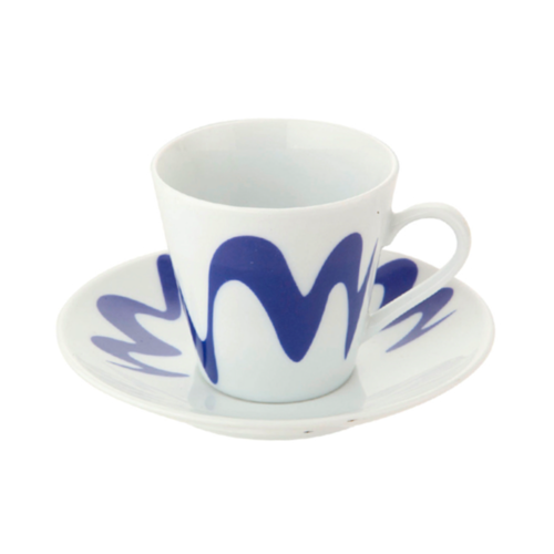 TOP MOKA"MINI"  KAFFEEMASCHINEN SET - BLAU (1 TASSE)