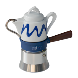 TOP MOKA "GOCCIA" KAFFEEMASCHINE - BLAU