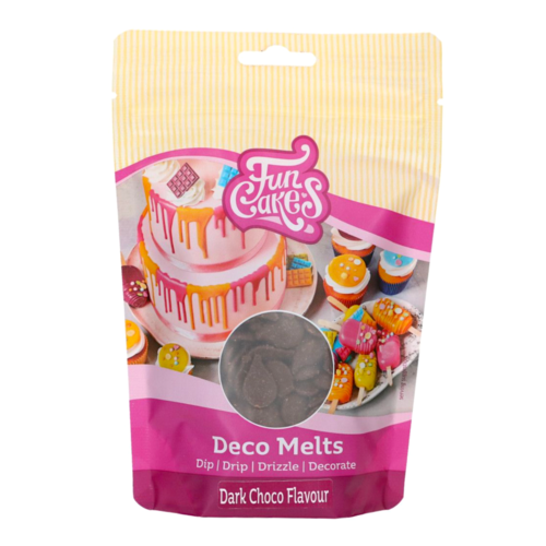 FUNCAKES DUNKLE  SHOKOLADE DECO MELTS 250 G