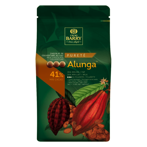 CACAO BARRY-MILCHSCHOKOLADENKALLETS - "ALUNGA"  1 KG