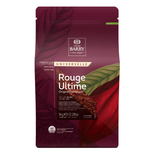 [MHD] CACAOBARRY 100 % KAKAOPULVER - "ROUGE ULTIME" 1 KG