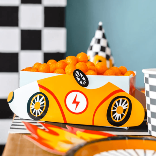 PARTYDECO PAPIER-SNACKBOXEN - AUTOS