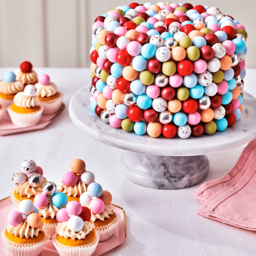 FUNCAKES SCHOKO-KNUSPERKUGELN - MATT COLOUR SPLASH 130 G