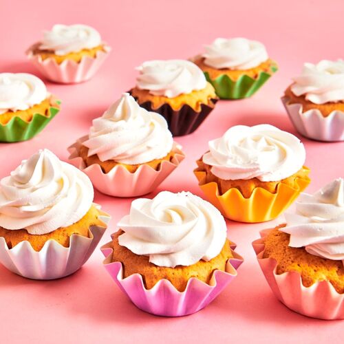 FUNCAKES  "BLOOM" CUPCAKES EINWEGFORMEN - PASTELL ROSA