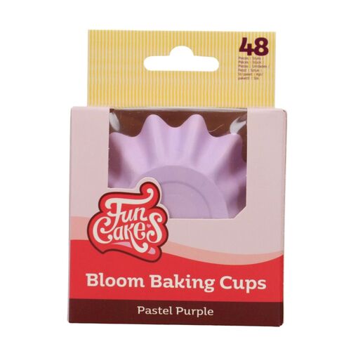 FUNCAKES  "BLOOM" CUPCAKES EINWEGFORMEN - PASTELL LILA