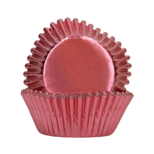 FUNCAKES "FOIL" CUPCAKE EINWEGFORMEN - METALLISCH ROSE GOLD