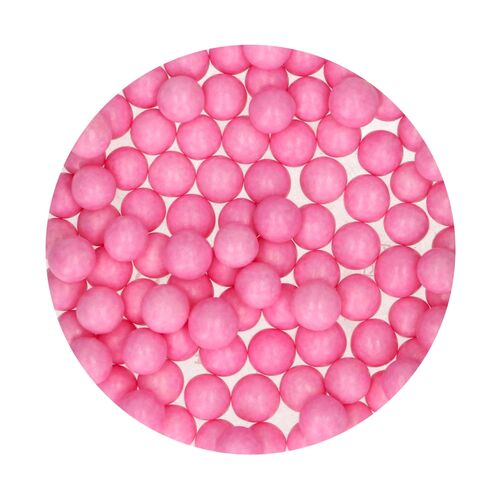 FUNCAKES WEICHE ZUCKERPERLEN - ROSA (Ø 10 MM) 70 G