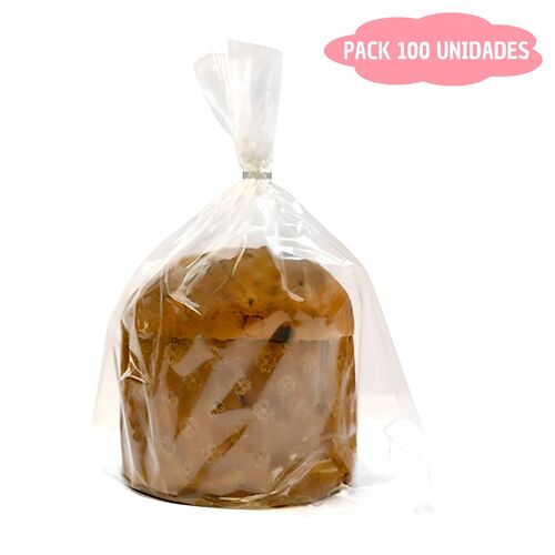 SET PANETTONE-PAPIERFORM + VERPACKUNG + VERSCHLUSS - 1 KG (100 EINHEITEN)