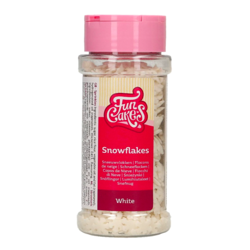 [MHD] FUNCAKES SPRINKLES - WEISSE SCHNEEFLOCKEN (50 G)