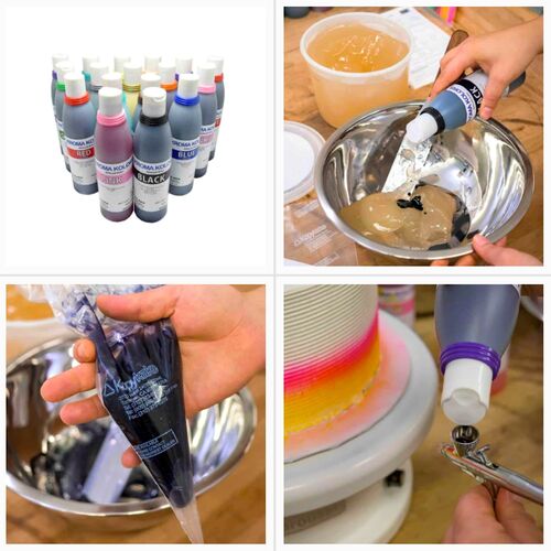 KOPYKAKE „KROMA KOLOR“ AIRBRUSH-FARBE - BRAUN 118 ML