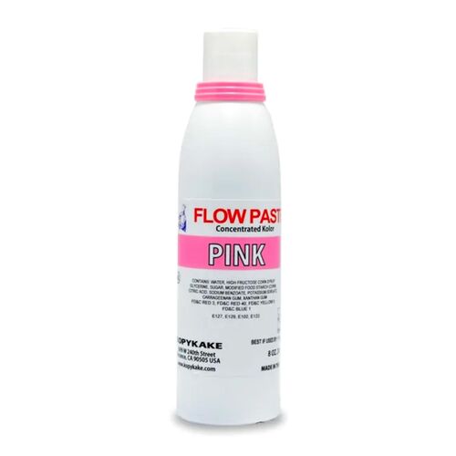 KOPYKAKE "FLOW PASTE" GEL-LEBENSMITTELFARBE - ROSA 118 ML