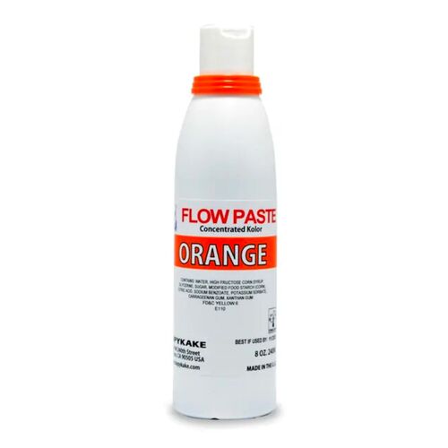 KOPYKAKE "FLOW PASTE" GEL-LEBENSMITTELFARBE - ORANGE 118 ML