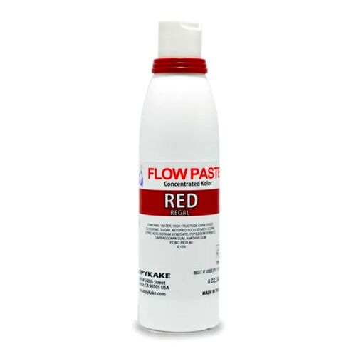 KOPYKAKE "FLOW PASTE" GEL-LEBENSMITTELFARBE - ROT 118 ML