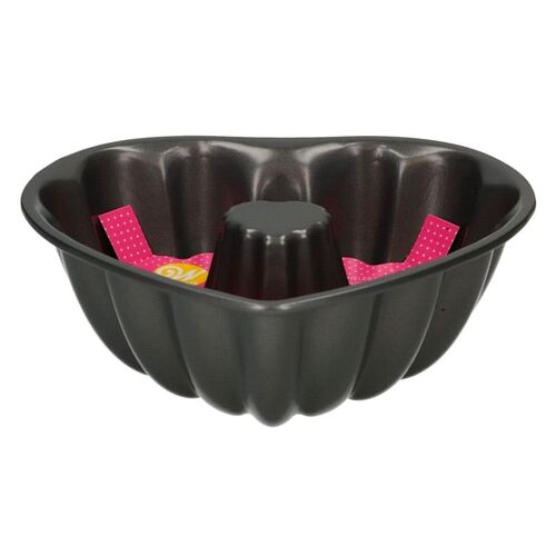 WILTON STAHL-BUNDT-BACKFORM - HERZ 20 CM