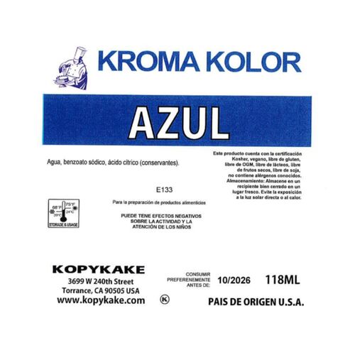 KOPYKAKE „KROMA KOLOR“ AIRBRUSH-FARBE - BLAU 118 ML