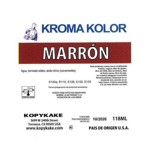 KOPYKAKE „KROMA KOLOR“ AIRBRUSH-FARBE - BRAUN 118 ML