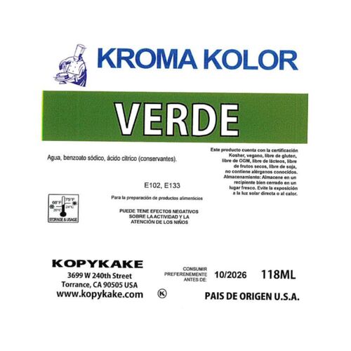 KOPYKAKE „KROMA KOLOR“ AIRBRUSH-FARBE - GRÜN 118 ML