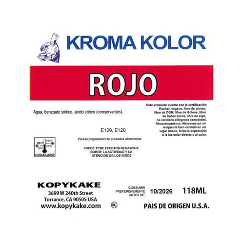 KOPYKAKE „KROMA KOLOR“ AIRBRUSH-FARBE - ROT 118 ML