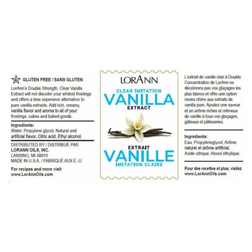 LORANN ARTIFICIAL VANILLA EXTRACT -118 ML-