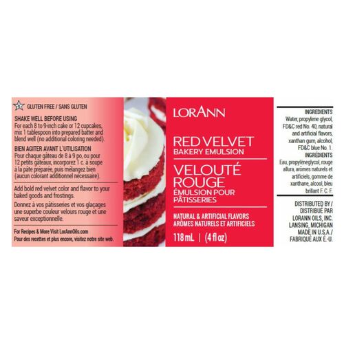 LORANN BÄCKEREI EMULSION - RED VELVET (118 ML)