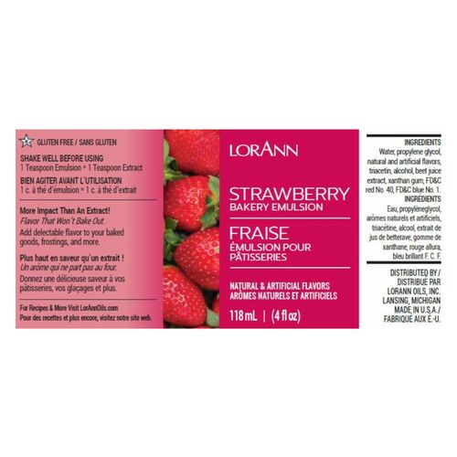 LORANN BÄCKEREI EMULSION - HIMBEERE / RASPBERRY (118 ML)