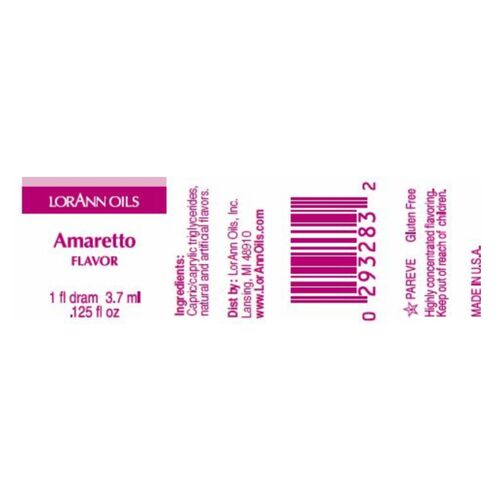 LORANN CONCENTRATED FLAVOR - AMARETTO (3,7 ML)