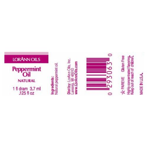 LORANN OIL FLAVOR - PFEFFERMINZE (3,7 ML)