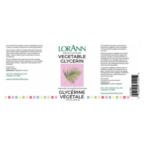 LORANN PFLANZLICHES GLYZERIN - 473 ML