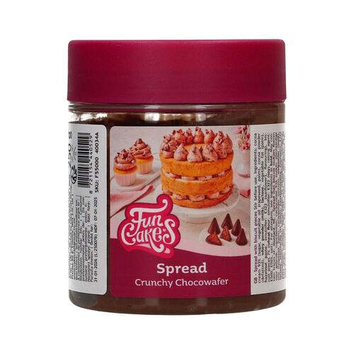 FUNCAKES AUFSTRICH - CRUNCHY CHOCOWAFER 250 G