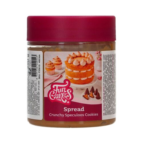 FUNCAKES AUFSTRICH - CRUNCHY SPECULOOS COOKIES 250 G