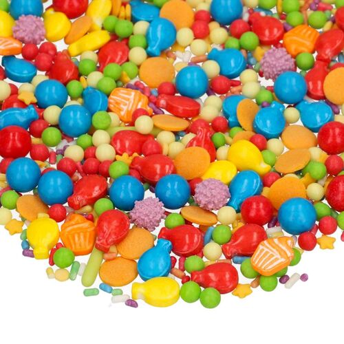 FUNCAKES 3D SPRINKLES - BIRTHDAY BASH (70 G)