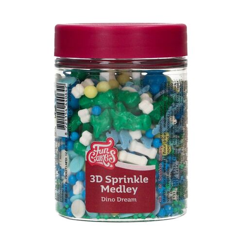 FUNCAKES 3D SPRINKLES - DINO DREAM (70 G)