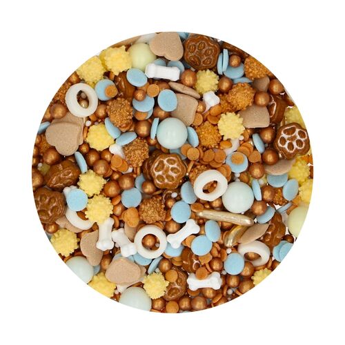 FUNCAKES 3D SPRINKLES -  PUPPY LOVE (70 G)