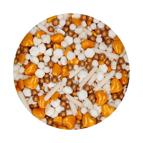 FUNCAKES 3D SPRINKLES - WEDDING BELLS (70 G)