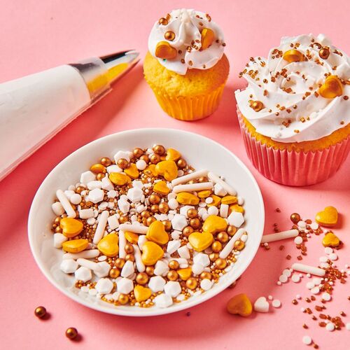 FUNCAKES 3D SPRINKLES - WEDDING BELLS (70 G)