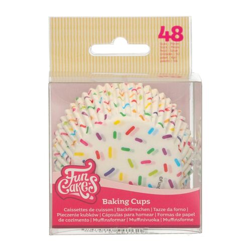 FUNCAKES CUPCAKES EINWEGFORMEN - SPRINKLES