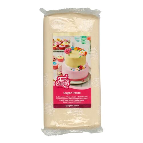 FUNCAKES FONDANT - ELEGANT IVORY 1 KG