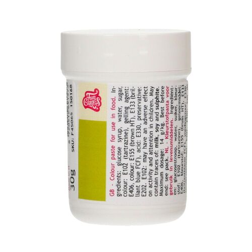 [MHD] FUNCAKES LEBENSMITTELFARBE IN PASTE - BLATT GRÜN 30 G
